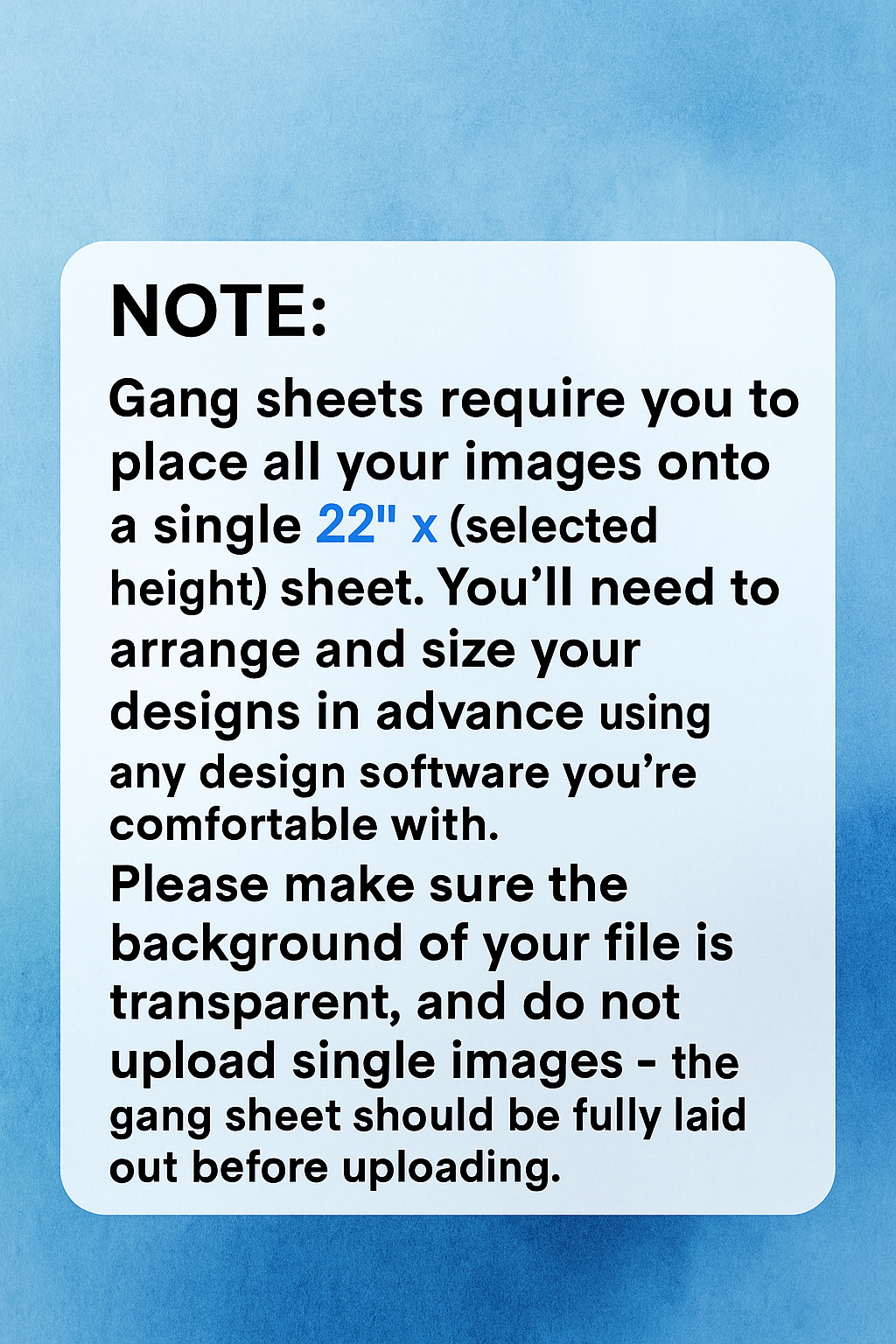 UV DTF Gang Sheet