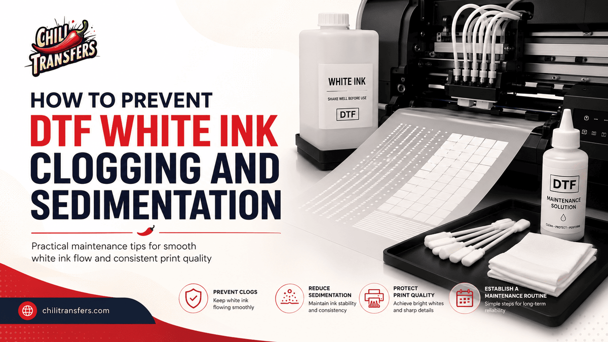 How to Prevent DTF White Ink Clogging and Sedimentation