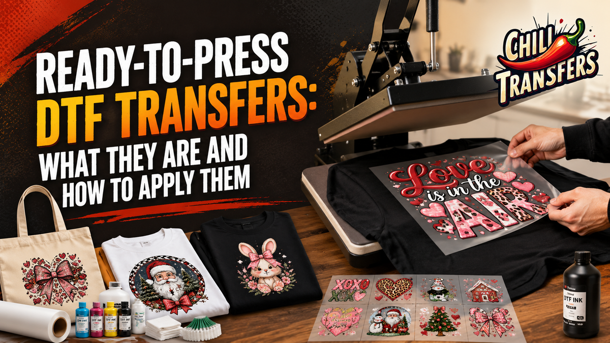Ready-to-Press DTF Transfers: What They Are and How to Apply Them