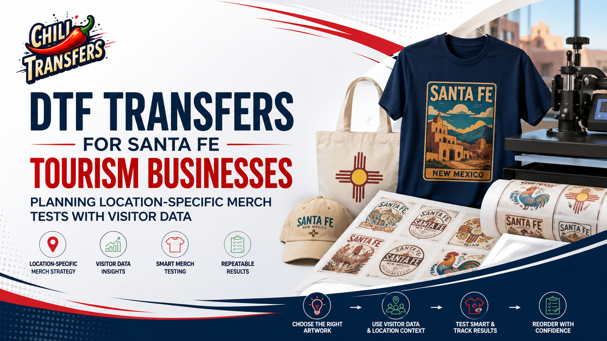 DTF Transfers for Santa Fe Tourism Businesses: Planning Location-Specific Merch Tests With Visitor Data