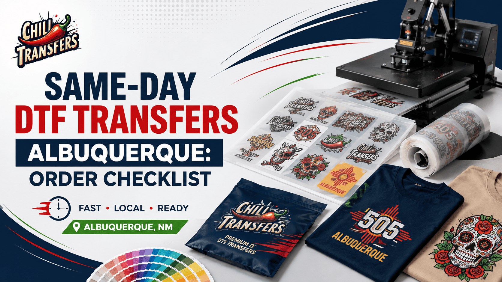 Same-Day DTF Transfers in Albuquerque: What to Know Before Ordering
