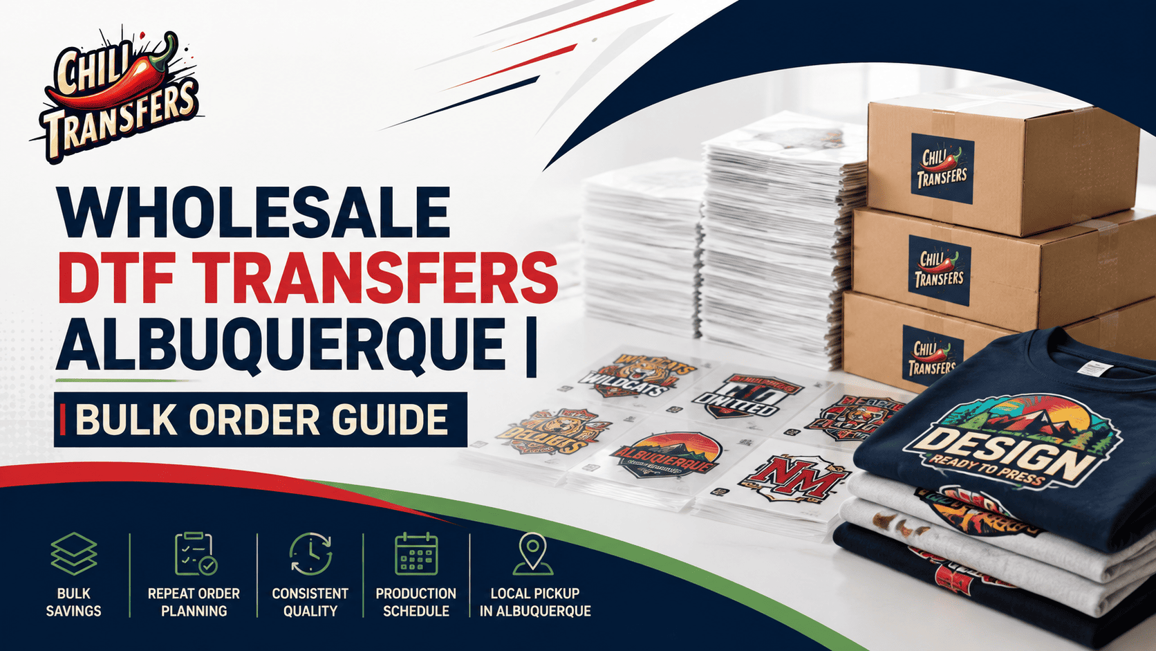 Wholesale DTF Transfers in Albuquerque: Planning Repeat and Bulk Orders