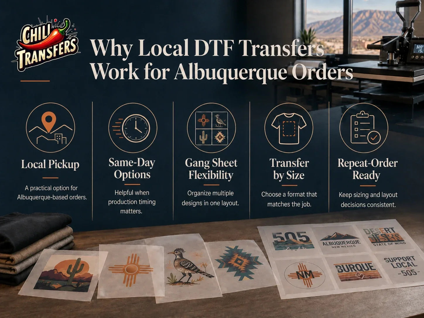DTF Transfers in Albuquerque: A Local Guide