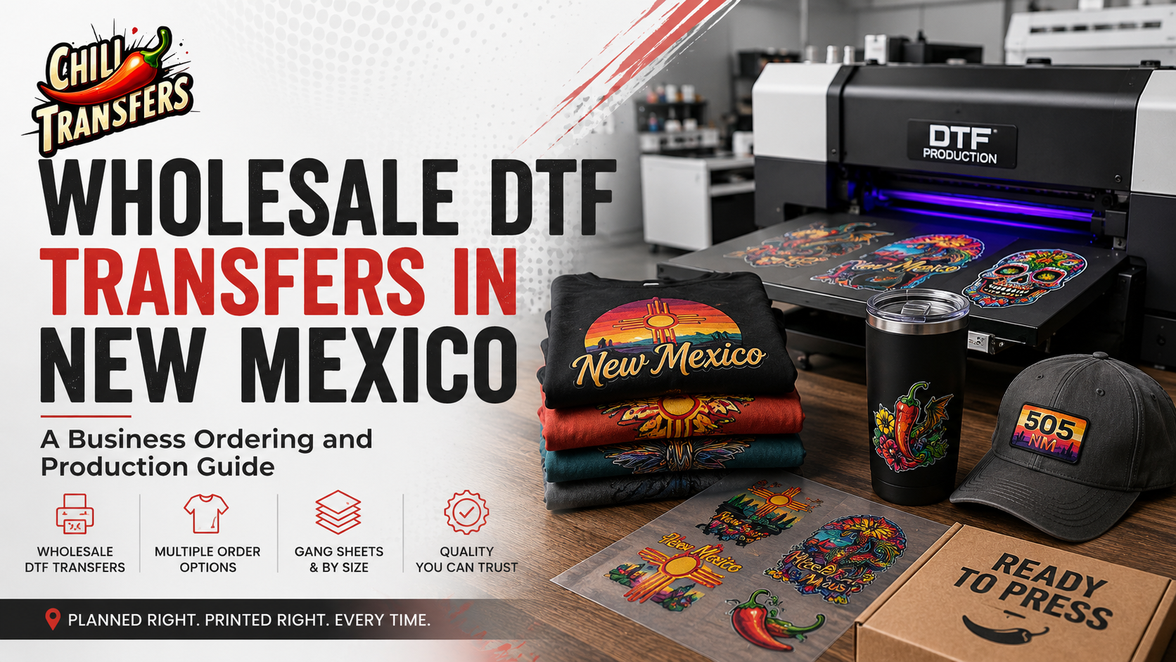 New Mexico wholesale dtf transfer chili transfer