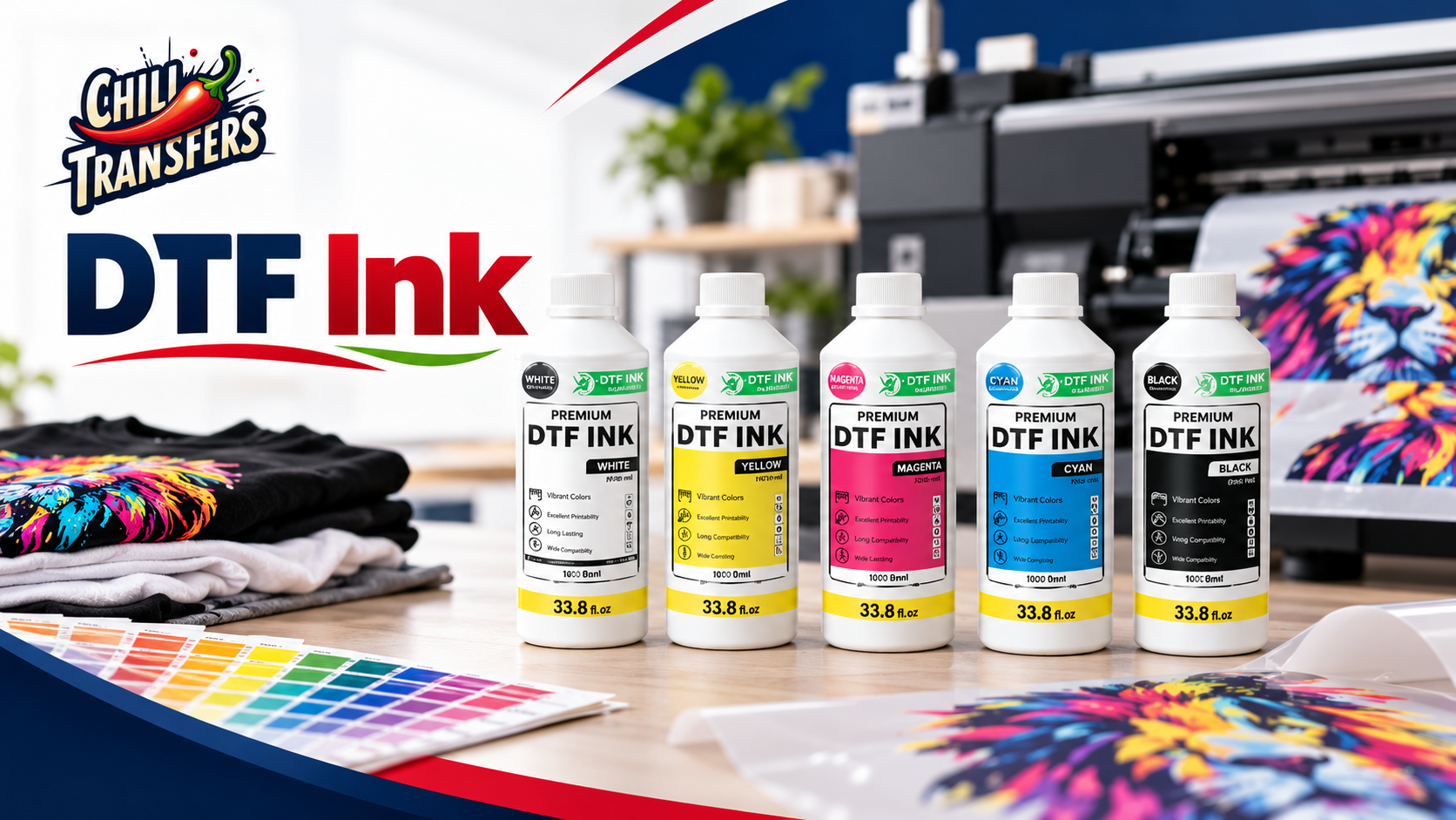 DTF Ink - Vibrant & Long-Lasting Prints – High Qualit