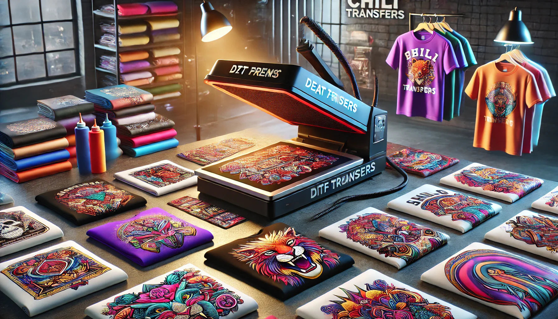 DTF Heat Transfers | Custom, Ready-to-Press Designs for Apparel