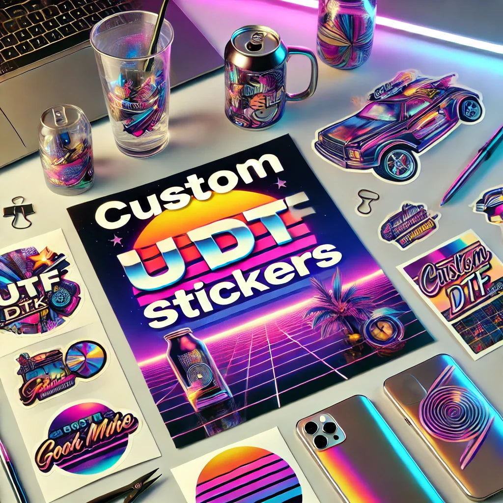 Custom UV DTF Stickers | Durable & Vibrant Stickers for Every Surface