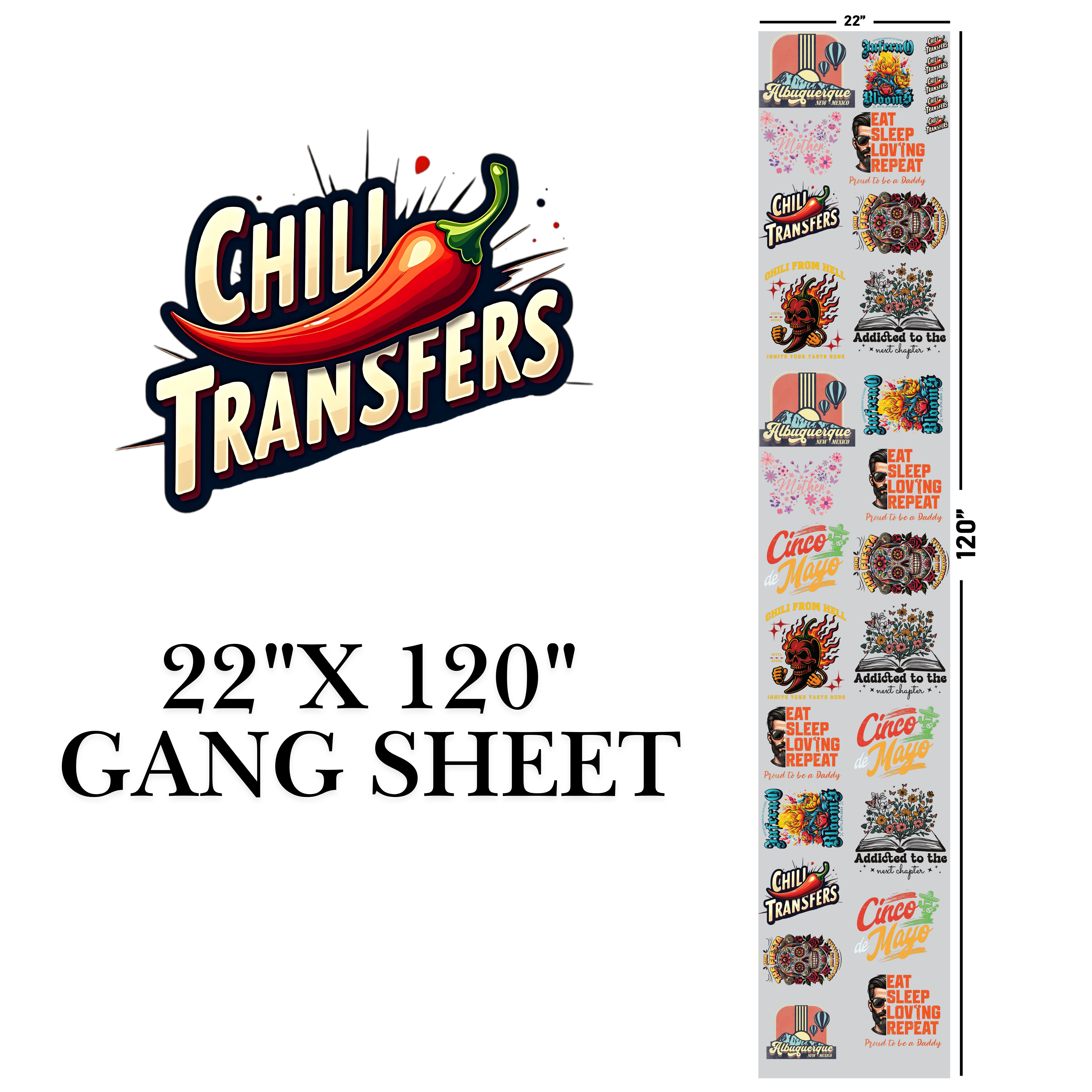 Upload DTF Gang Sheet