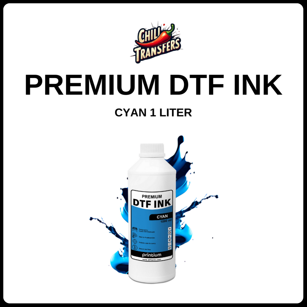 Premium DTF Ink - Cyan 1000 ml
