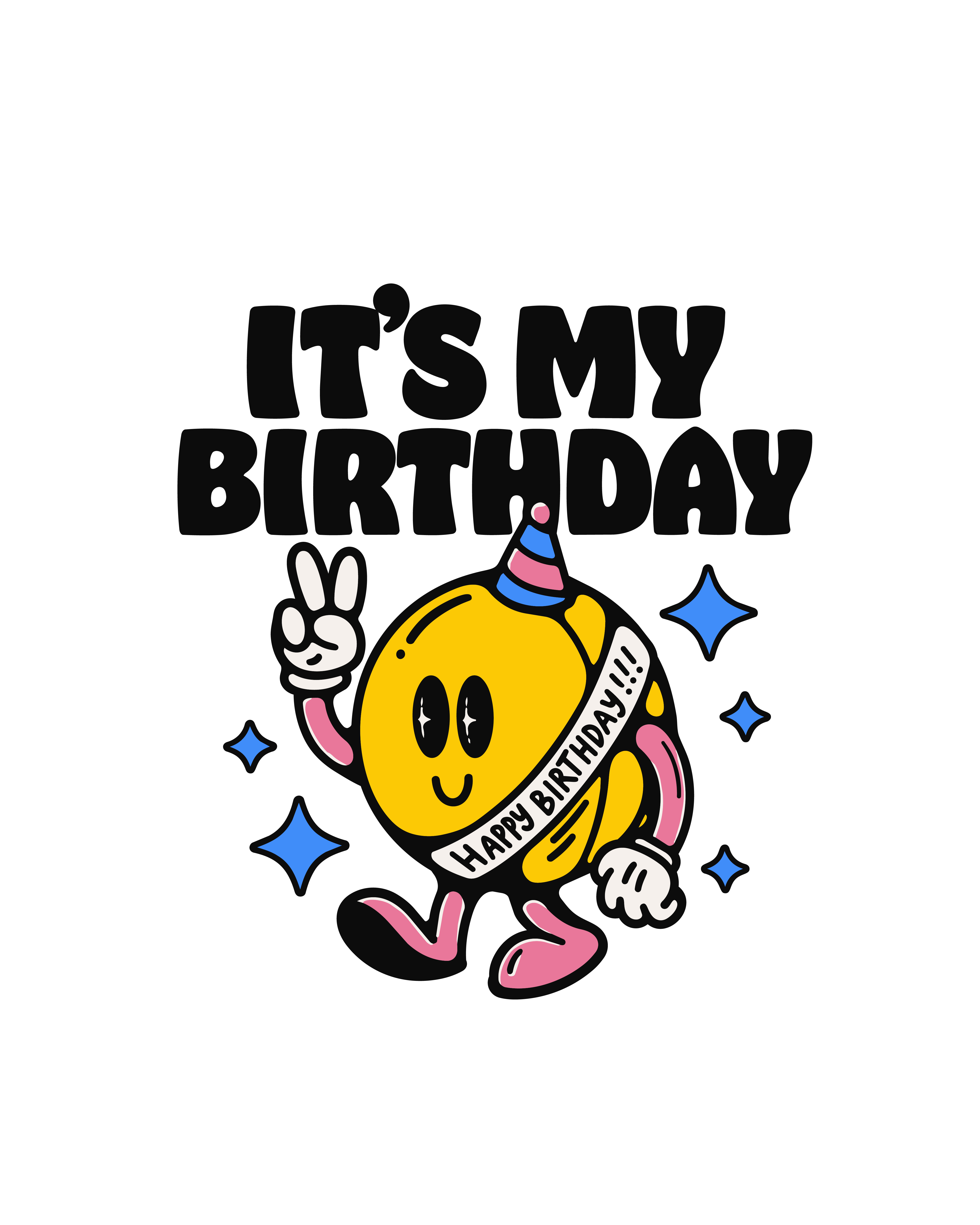 Birthday DTF Transfers (Ready to Press)