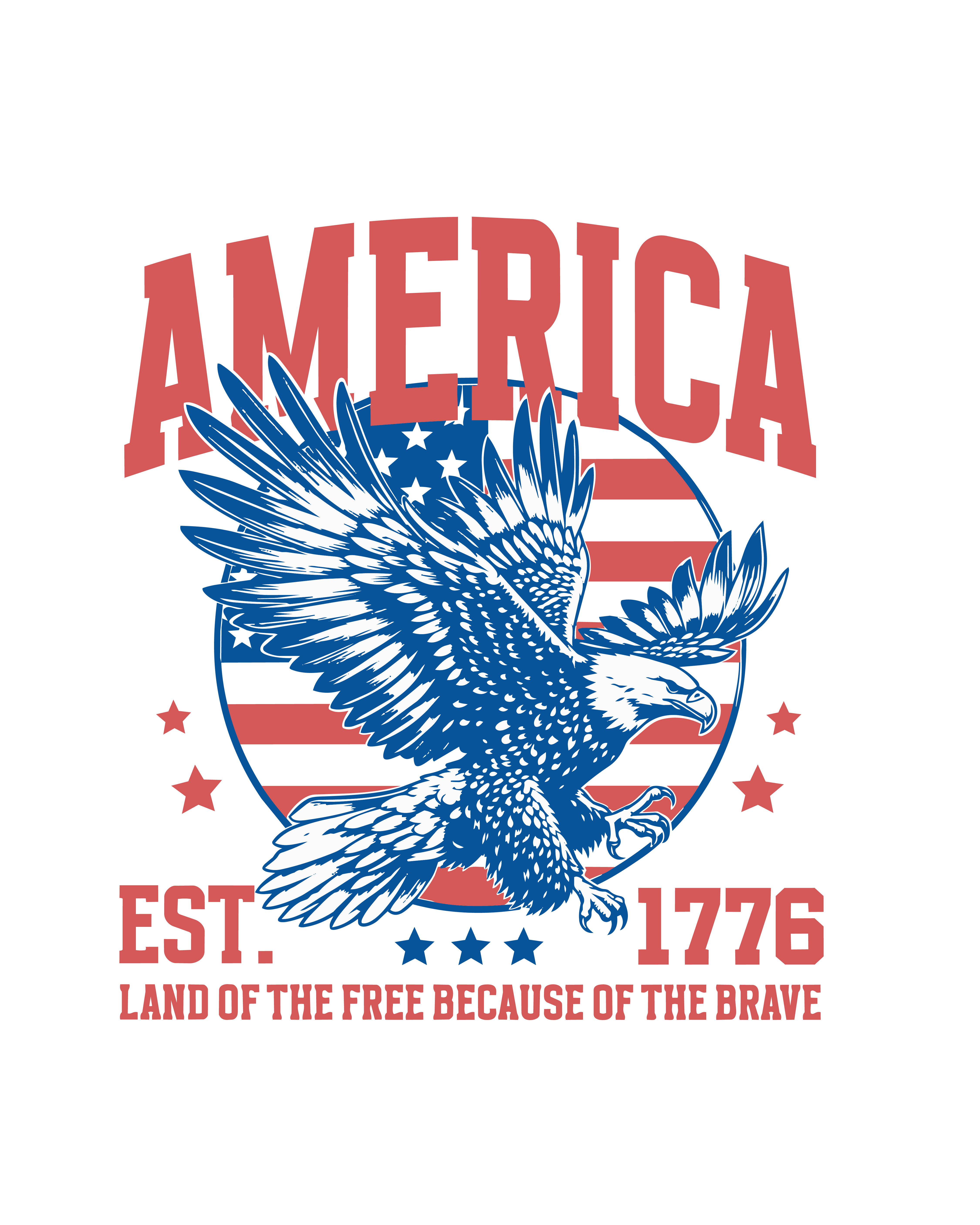 Fourth of July DTF Transfers (Ready to Press)