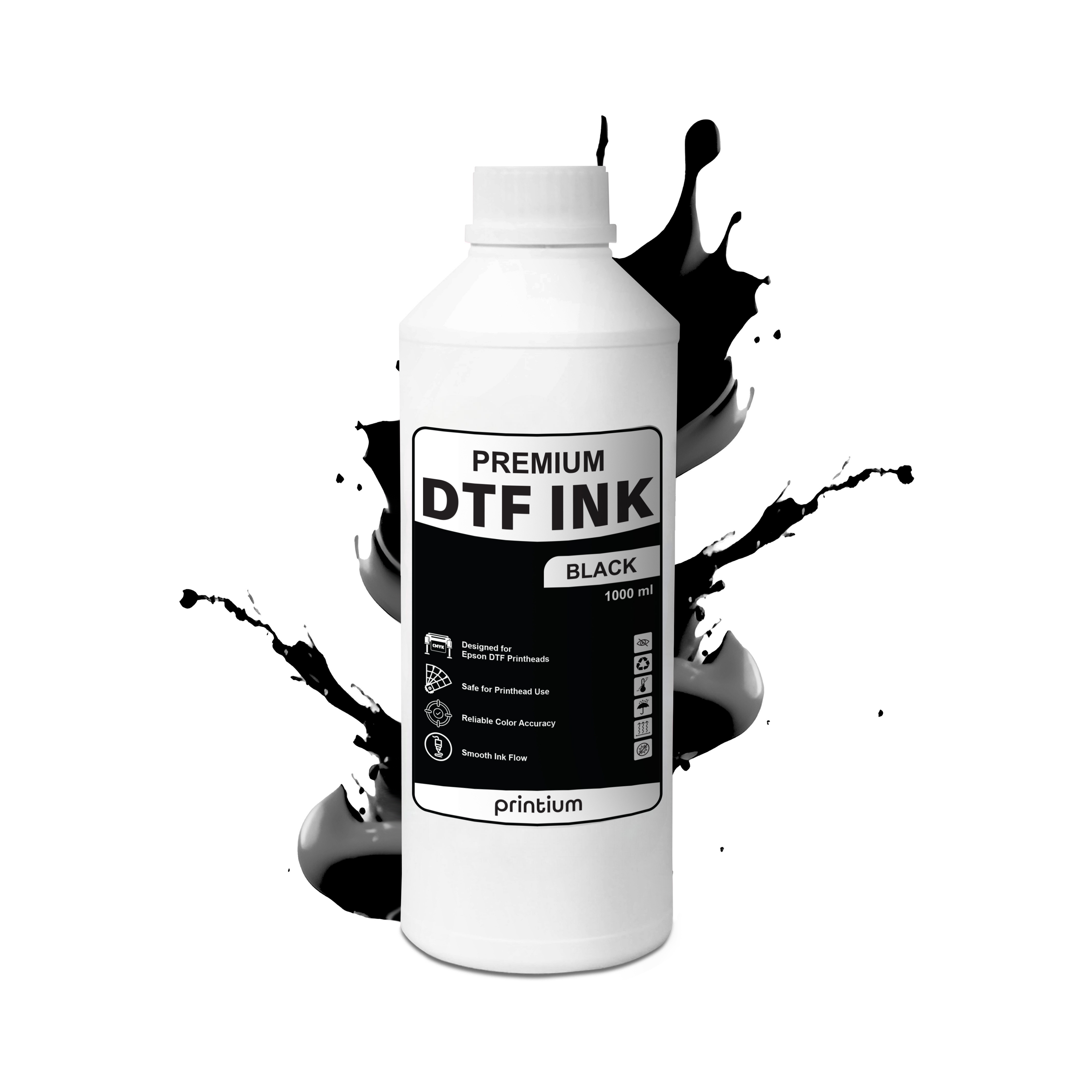 Premium DTF Ink - Black 1000 ml