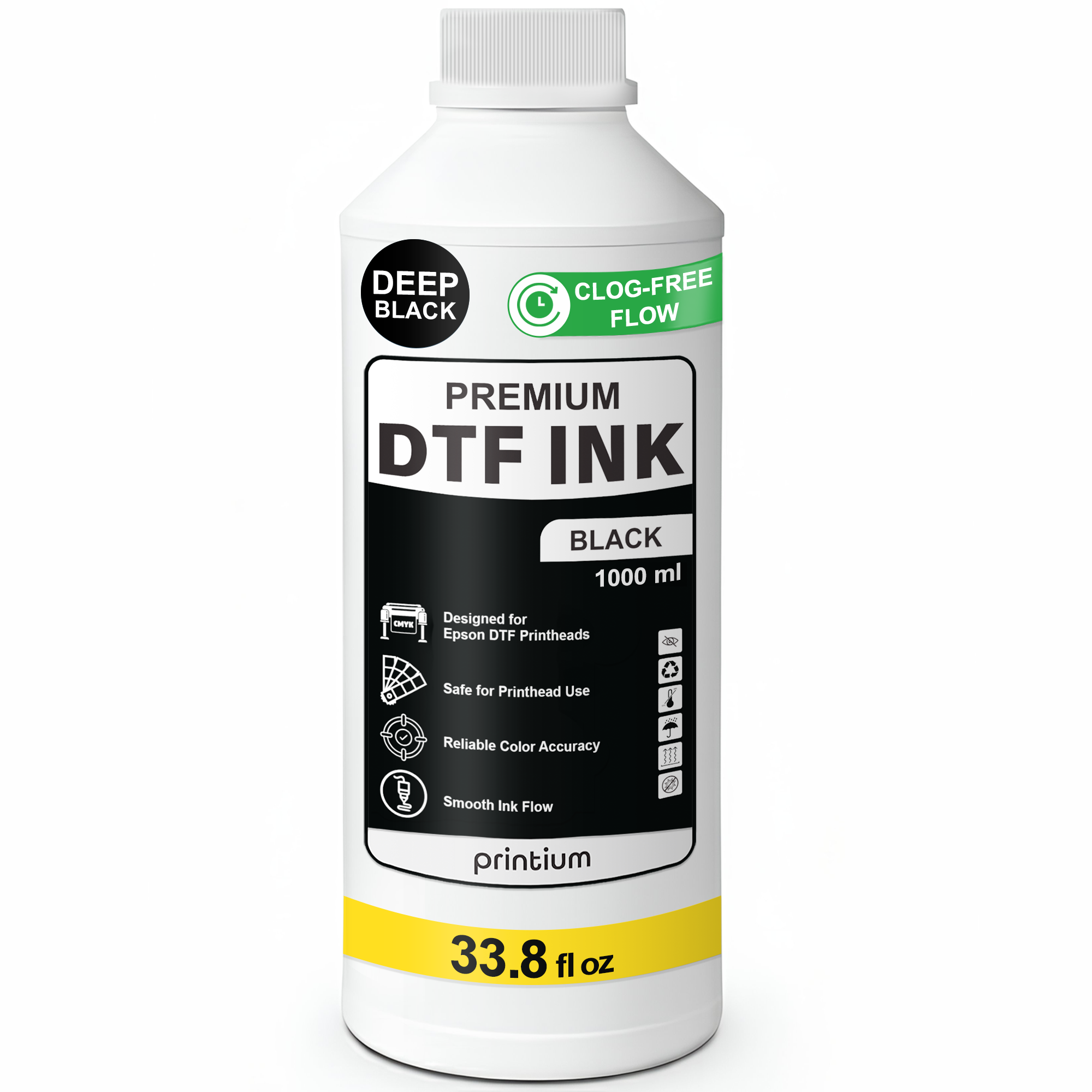 Premium DTF Ink - Black 1000 ml