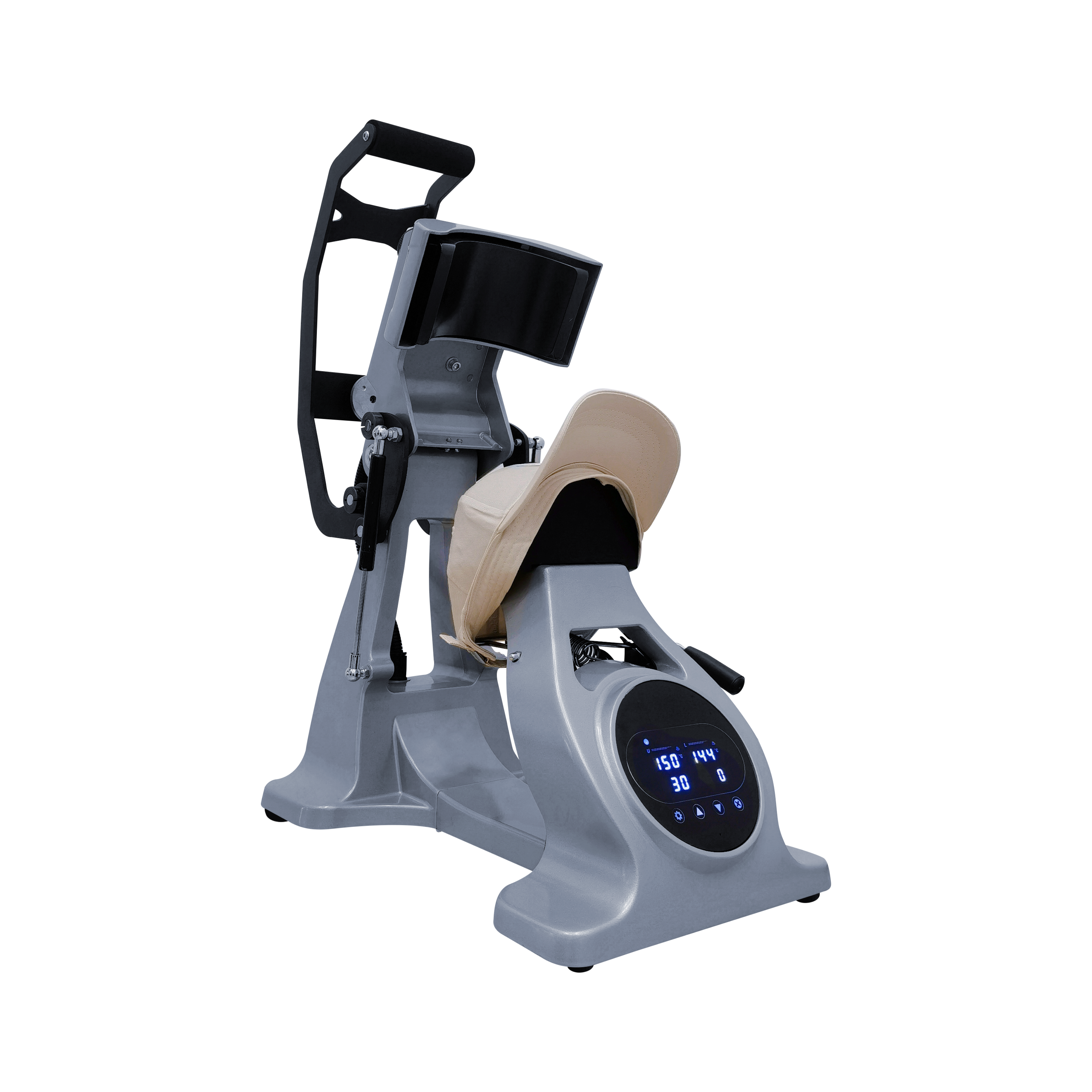 Cap & Hat Heat Press Machine Semi-Automatic Dual-Heat – CapPro CP2815